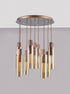 Brooks Slim Round Pendant 9 Light